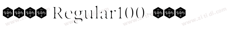 中建炳隶 Regular100字体转换 中建炳隶 Regular100字体转换